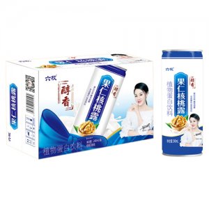 六枚果仁核桃露植物蛋白飲料簡(jiǎn)箱裝