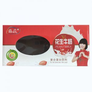 悠美花生牛奶復(fù)合蛋白飲料開窗禮盒裝