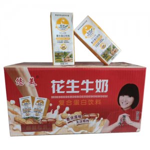 悠美花生牛奶復(fù)合蛋白飲品禮盒裝