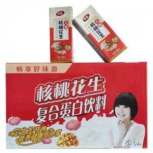 貴程核桃花生復(fù)合蛋白飲料禮盒裝