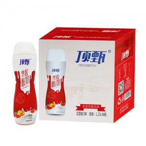 頂甄果粒酸奶紅西柚味1.25Lx6瓶