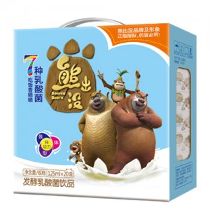 熊出沒(méi)乳酸菌125mlx20盒(禮品裝)