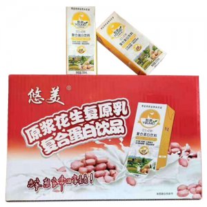 悠美原漿花生復(fù)原乳復(fù)合蛋白飲品禮盒裝