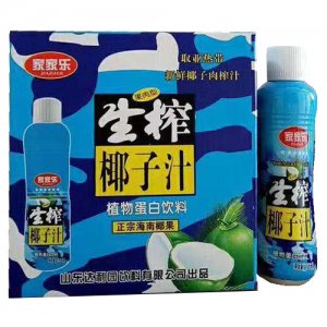 家家樂(lè)生榨椰子汁植物蛋白飲料箱裝