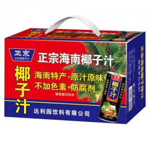 達(dá)億元椰子汁飲料椰汁植物蛋白飲料禮盒裝