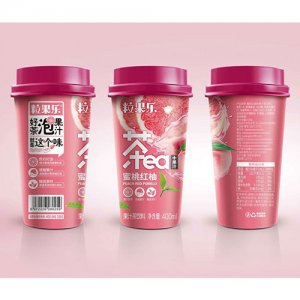 粒果樂(lè)蜜桃紅柚果汁茶飲料400ml