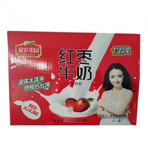 家鄉(xiāng)果園紅棗牛奶500mlx15瓶