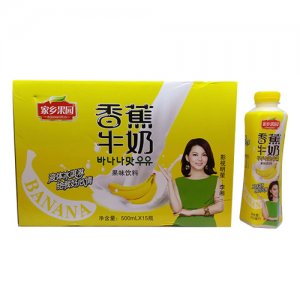 家鄉(xiāng)果園香蕉牛奶500mlx15瓶