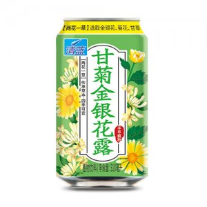 清藍(lán)甘菊金銀花露植物飲料310ml