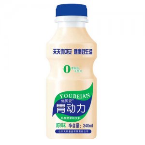 優(yōu)貝安胃動力乳酸菌飲品原味340ml