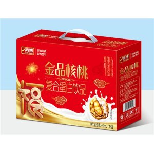 利樂(lè)磚核桃牛奶250mlx20盒