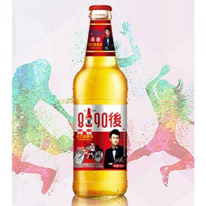 8090后青春活力啤酒紅標(biāo)500ml