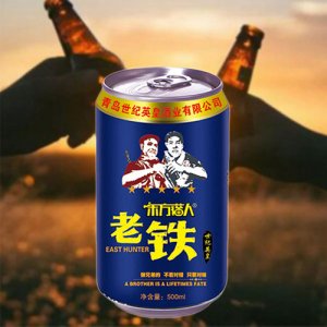 東方獵人老鐵啤酒藍(lán)罐330ml