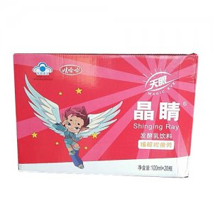 娃哈哈晶睛發(fā)酵乳飲品紅標(biāo)100mlx20瓶