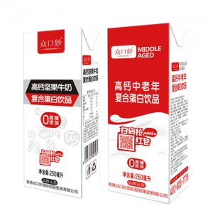 眾口妙高鈣堅果牛奶250ml