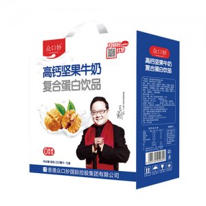 眾口妙高鈣堅果牛奶250mlx12盒