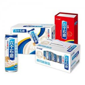六個(gè)石磨高鈣核桃乳