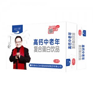 眾口妙高鈣中老年復合蛋白飲品禮盒