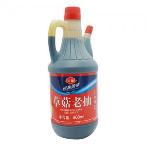 正順800ml藍(lán)紅標(biāo)草菇老抽