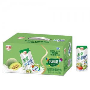 六田酸果奶優(yōu)乳酸菌哈密瓜果味飲料