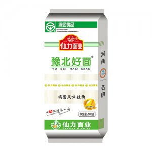仙力面業(yè)豫北好面雞蛋風(fēng)味掛面500g