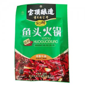 寶之味魚頭火鍋底料濃香牛油味150g