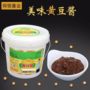 何信美味黃豆醬7kg
