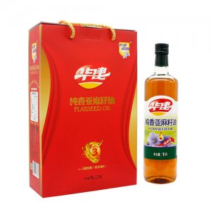 華建誠(chéng)鑫 純香亞麻籽油1L箱裝