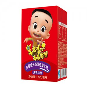 大頭兒子小頭爸爸兒童成長(zhǎng)煉乳香草牛奶利樂裝125ml