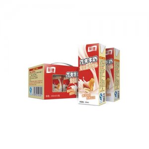 金健花生牛奶250mlx12包