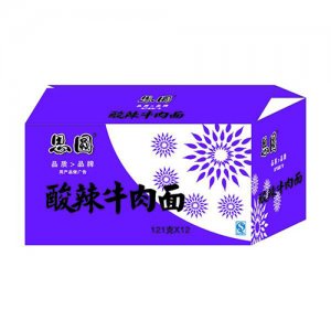 思圓酸辣牛肉面121gx12袋