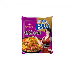 十道關(guān)袋面酸辣牛肉面袋裝