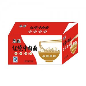 思圓秘制大桶紅燒牛肉面箱裝