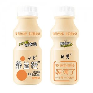 優(yōu)鷺益輕乳酸菌飲品甜橙味 340ml