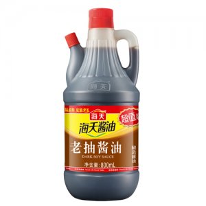 海天黃豆醬油老抽醬油800ml