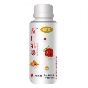 佰樂(lè)源果粒酸奶飲品草莓+椰果310ml