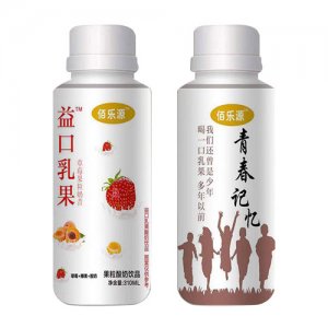 佰樂(lè)源益口乳果酸奶草莓+椰果310ml