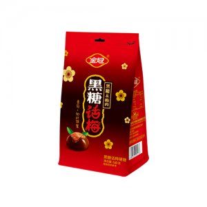 金冠160克黑糖話梅硬糖直立袋升級