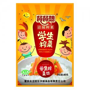 餐餐想學(xué)生榨菜絲80g