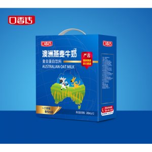 口香傳澳洲燕麥牛奶1X12豎提禮盒