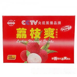 雪茗荔枝爽碳酸飲料