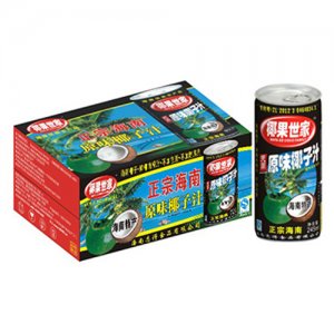 椰果世家245mlx24罐原味椰汁標箱