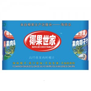 椰果世家245mlx4罐果肉椰汁時(shí)尚裝