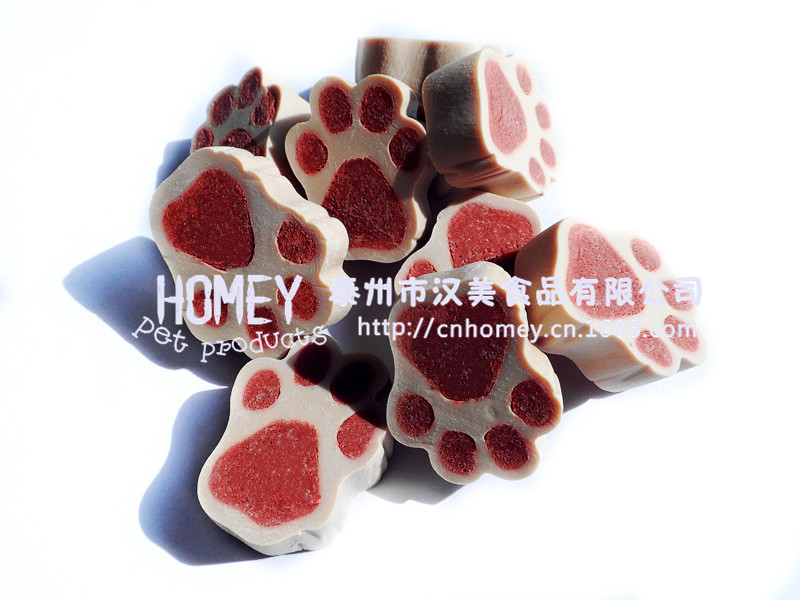 寵物鈣骨、潔齒骨零食 小爪子形狀.jpg