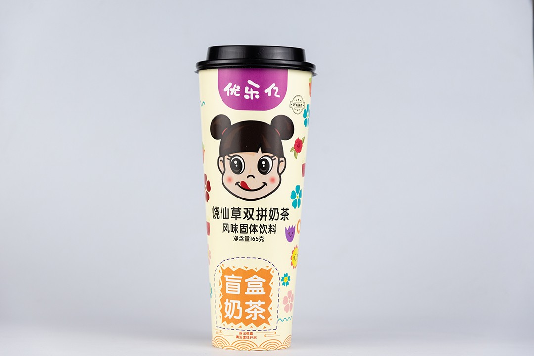 優(yōu)樂億盲盒奶茶 燒仙草雙拼奶茶風(fēng)味固體飲料.JPG