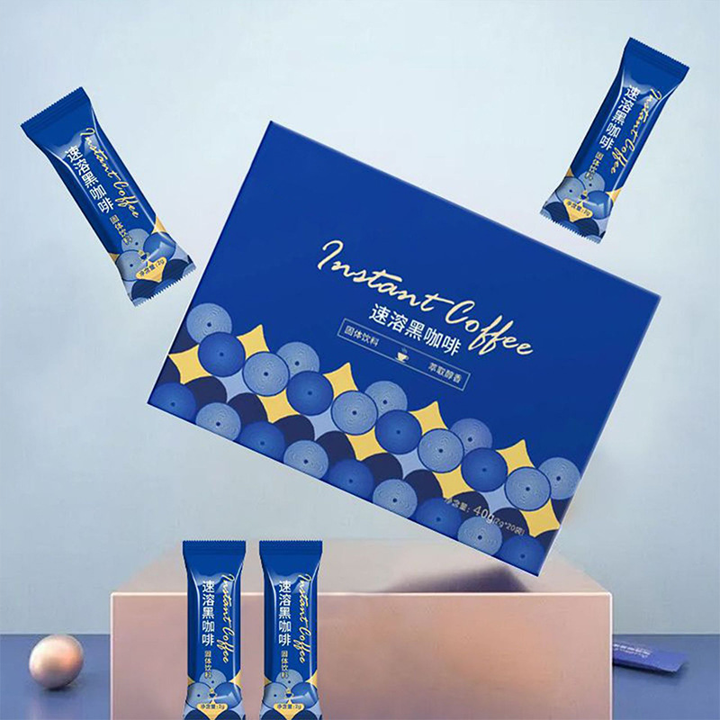 黑咖啡小藍(lán)盒定批發(fā)白蕓豆速溶黑咖啡0脂0糖制美好回憶廠家代加工.jpg