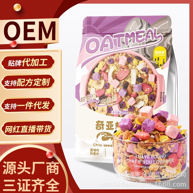 O.EM.貼.牌代.加.工戀小果奇亞籽酸奶果粒燕麥片500g袋裝.jpg