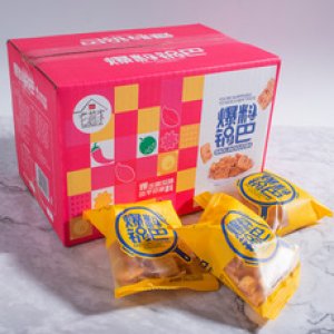 脆鍋巴手工小零食400g整箱貼牌OEM/ODM