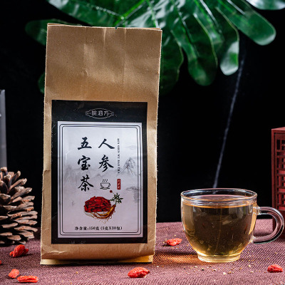 人參五寶茶150克代加工貼牌OEM/ODM