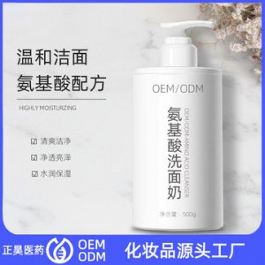 氨基酸洗面奶加工OEM/ODM代加工